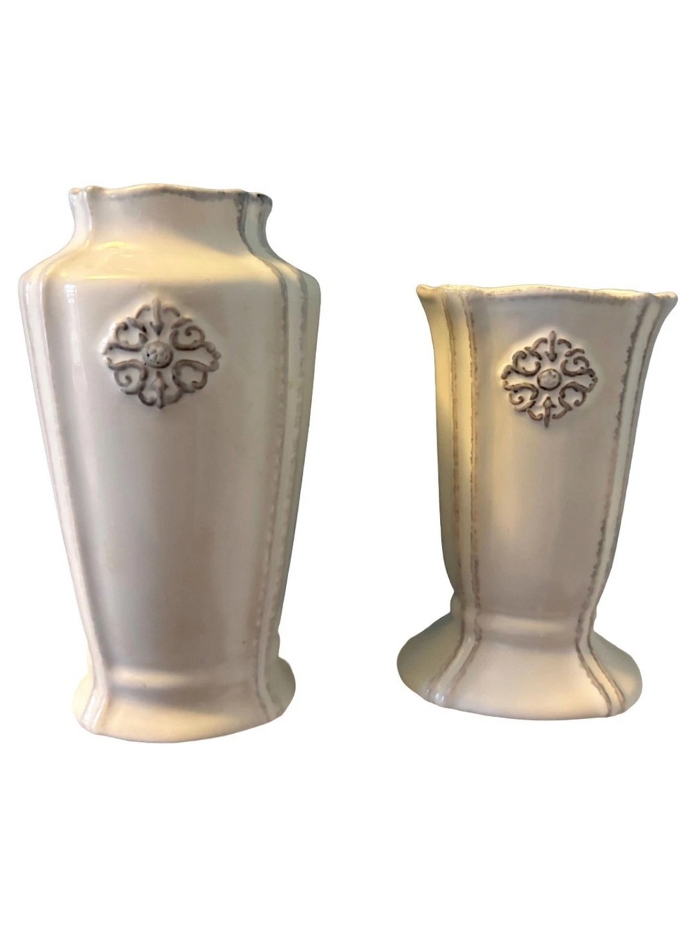 Cream southern living bud vases set of two Home Accent